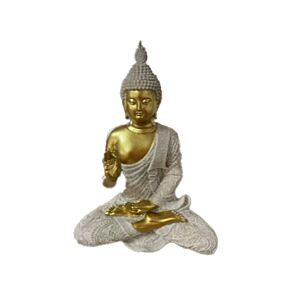 Buda meditação tailandesa com efeito arenito e ouro