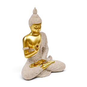 Buda meditação tailandesa com efeito arenito e ouro