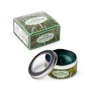 Vela de cera em lata - Goloka Eucalipto