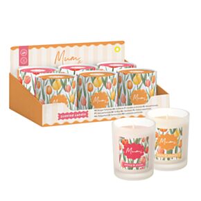 Dia da Mãe Mum Vela perfumada em tubo - Tulipas