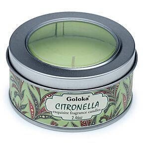 Vela de Cera em lata - Goloka Citronella Vela de Cera em lata - Goloka Citronella