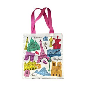 Saco Tote reutilizável Je t'aime Paris