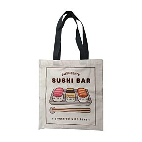 Saco Tote Pusheen the Cat Sushi Bar