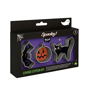 Conjunto de 3 cortadores de bolachas - Spooky 