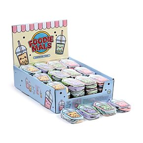 Toalha de viagem comprimida Foodiemals Chá de bolhas Toalha de viagem comprimida Foodiemals Chá de bolhas