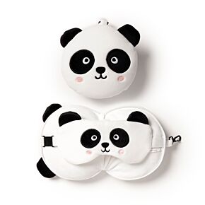 Almofada de viagem e máscara para dormir Relaxeazzz - Cutiemals Panda Almofada de viagem e máscara para dormir Relaxeazzz - Cutiemals Panda