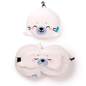 Almofada de Viagem e máscara para dormir Relaxeazzz Adoramals Kai a Foca