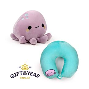 Almofada de viagem e brinquedo 2 em 1 Swapseazzz Adoramals polvo