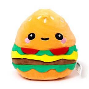 Brinquedo Peluche Squidglys Foodiemals Hammy o hambúrguer