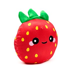 Brinquedo Peluche Squidglys Foodiemals Elidi, o morango 