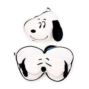 Almofada de Viagem e máscara para dormir Relaxeazzz Peanuts Snoopy