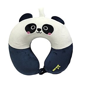 Almofada de Viagem com Memória em Pelúcia Relaxeazzz Adoramals Panda Almofada de Viagem com Memória em Pelúcia Relaxeazzz Adoramals Panda