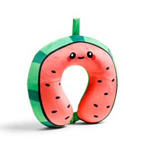 Almofada de Viagem com Memória em Pelúcia Relaxeazzz  Foodiemals Lana a Melancia