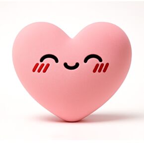 Brinquedo Fofinho Squidglys J'Adoramals Heart Coração Rosa