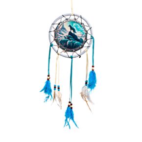 Caça-sonhos Espírito da manada de lobos 16cm