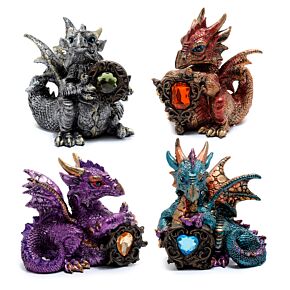 Dragão Protector de Pedra preciosa - Elements Dragão Protector de Pedra preciosa - Elements