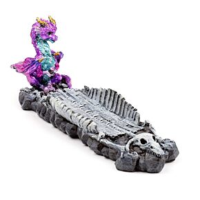 Queimador de Incenso Elements Esqueleto de dragão bebé Queimador de Incenso Elements Esqueleto de dragão bebé