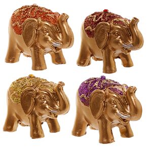 Figurita Elefante da sorte dourado Figurita Elefante da sorte dourado