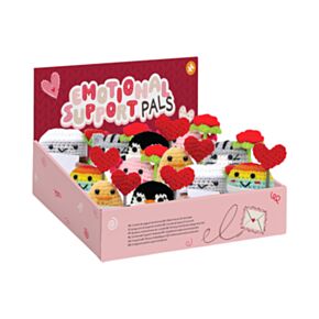 Amigo Confortinho em Crochê  Amore Heart Coração/Rosas