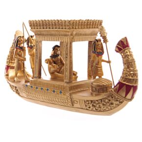 Barco Egipcio Dourado
