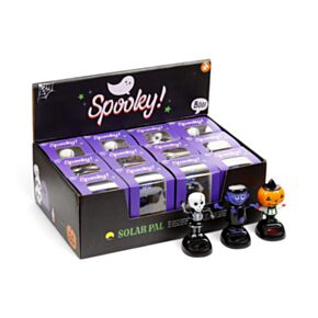 Boneco Solar - Frankenstein assustador, esqueleto e cabeça de abóbora 