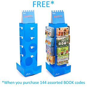 Expositor FSDU giratório para marcadores magnéticos para livros Expositor FSDU giratório para marcadores magnéticos para livros