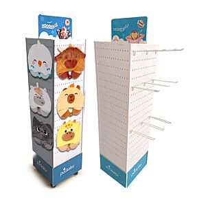 Expositor FSDU com 30 ganchos giratórios para almofadas de viagem Hoodeazzz