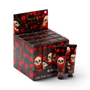 Creme de mãos Hidratante Caveiras e Rosas 30ml