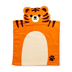 Toalha infantil com capuz Alfie o tigre Adoramals