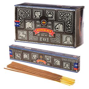 Gran Nag Champa Super Hit Incenso 15g Gran Nag Champa Super Hit Incenso 15g