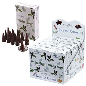 37176 Incenso em Cones Stamford - White Sage 37176 Incenso em Cones Stamford - White Sage
