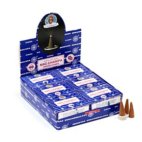 01431 Cones de Incenso - Satya Sai Baba Nag Champa Dhoop 01431 Cones de Incenso - Satya Sai Baba Nag Champa Dhoop