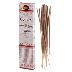 Paus de Incenso Goloka Masala - Açafrão Paus de Incenso Goloka Masala - Açafrão