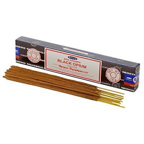 01347 Nag Champa Satya - Ópio Preto - Sticks de Incenso 01347 Nag Champa Satya - Ópio Preto - Sticks de Incenso