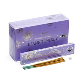 Conjunto de pedras preciosas de lavanda e aventurina para cura - Goloka Manifestations