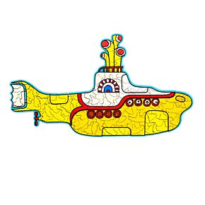 Puzzle com 130 peças forma The Beatles Yellow Submarine Puzzle com 130 peças forma The Beatles Yellow Submarine