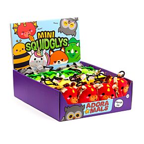Porta-chaves de pelúcia Squidglys Adoramals Porta-chaves de pelúcia Squidglys Adoramals