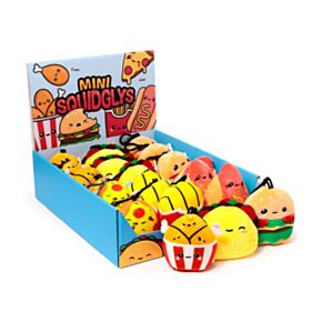 Porta-chaves de pelúcia Squidglys Foodiemals 
