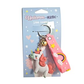 Porta-chaves PVC 3D Unicórnio Mágico