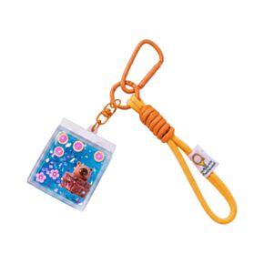 Porta-chaves com líquido para mala QuirKeys Capivara