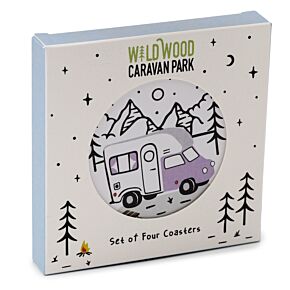 Caravana Wildwood - set de 4 bases para copos Caravana Wildwood - set de 4 bases para copos