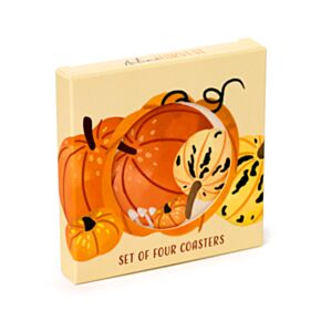 campos de outono - set de 4 bases para copos