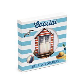 Costa e beira-mar - set de 4 bases para copos Costa e beira-mar - set de 4 bases para copos