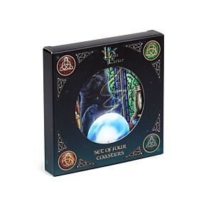 Lisa Parker Gatos Mágicos (Novo 2025) - set de 4 bases para copos Lisa Parker Gatos Mágicos (Novo 2025) - set de 4 bases para copos