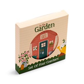 In the Garden-Jardim set de 4 bases para copos