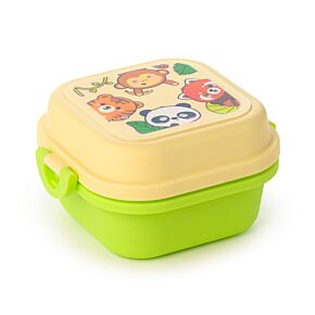 Lancheira Bento com fecho Clip - Adoramals Selvagem Lancheira Bento com fecho Clip - Adoramals Selvagem