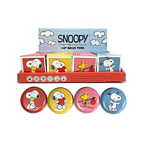 Bálsamo labial em lata  Peanuts Snoopy & Woodstock