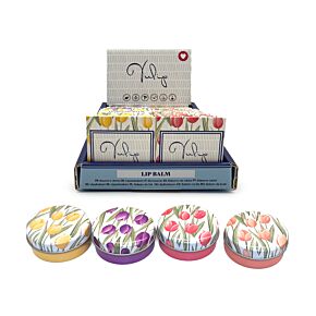 Bálsamo labial em lata Tulipas