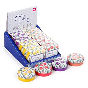 Bálsamo labial em lata Tulipas