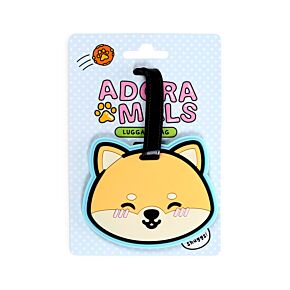 Etiqueta de bagagem PVC Adoramals Shuggs o Shiba Inu